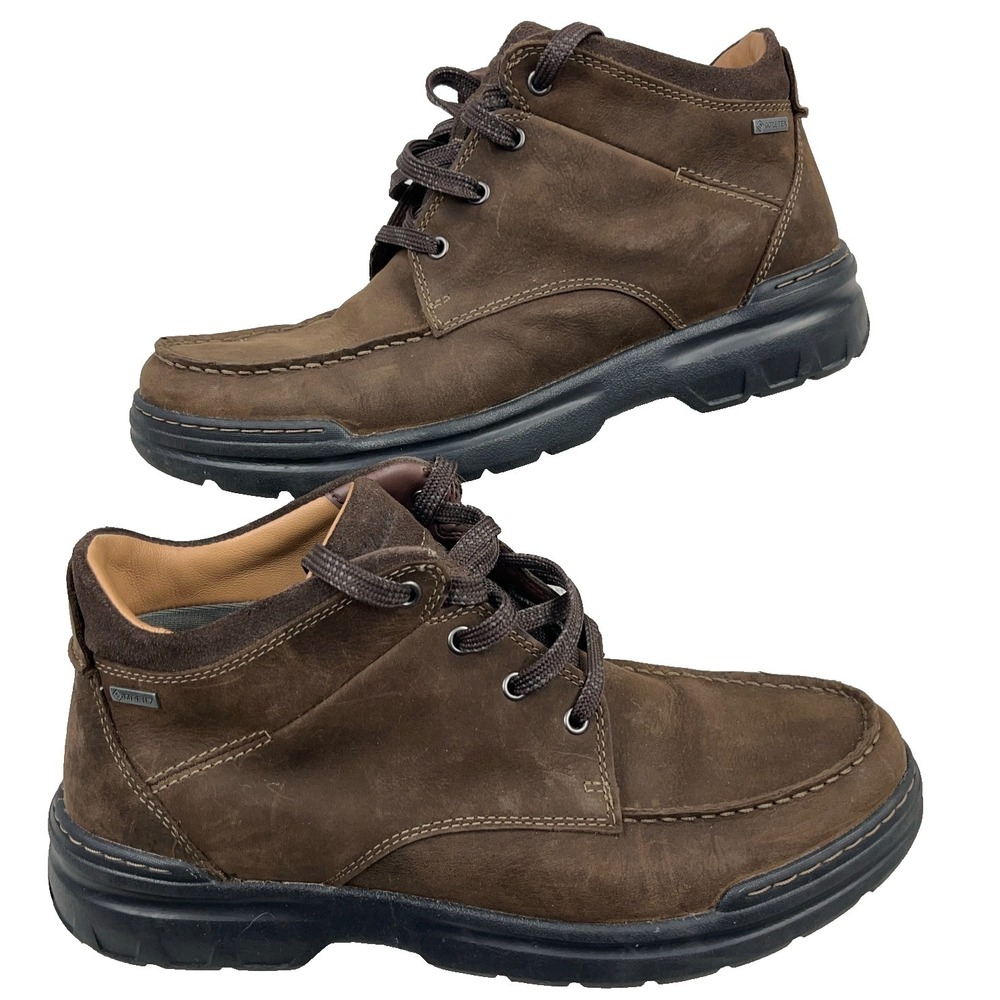 Clarks Rockie Top GTX Active Air Gore Tex Brown Lace Up Chukka Boots Men's 9